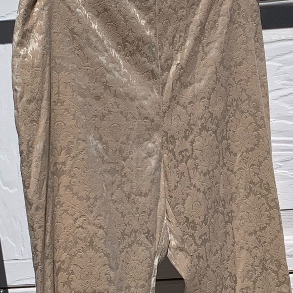 ❌SOLD❌ XOXO vintage metallic shimmer pants - Picture 11 of 12